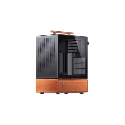 Корпус JONSBO T7 Black без БП, боковая панель из закаленного стекла, mini-ITX, micro-ATX, черный