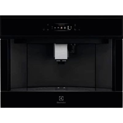 Встраиваемая кофемашина ELECTROLUX EBC85H автоматическая, сенсорное управление, черный