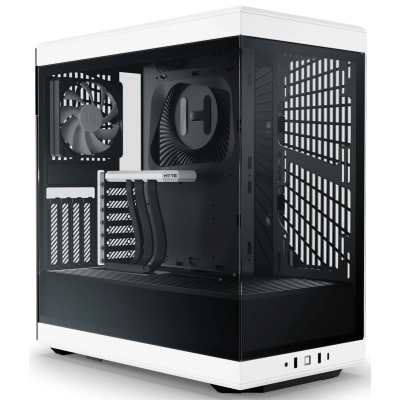 Корпус HYTE Y40 (CS-HYTE-Y40-BW), без БП, Midi-Tower, TG, no fans, 2xUSB-A 3.2, 1xUSB Type-C, ATX, mITX Panda