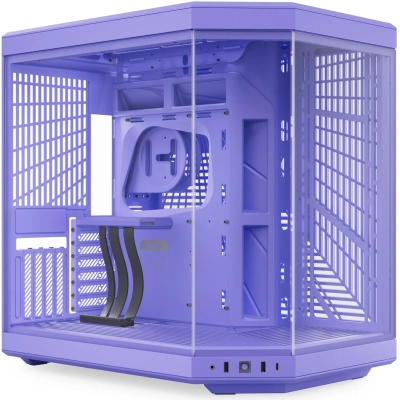 Корпус HYTE Y70 (CS-HYTE-Y70-TM), без БП, Midi-Tower, TG, no fans, 2xUSB-A 3.2, 1xUSB Type-C, E-ATX, ATX, mITX Taro Milk