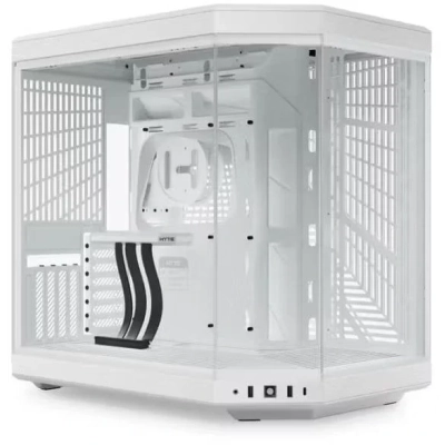 Корпус HYTE Y70 (CS-HYTE-Y70-WW), без БП, Midi-Tower, TG, no fans, 2xUSB-A 3.2, 1xUSB Type-C, E-ATX, ATX, mITX Snow White