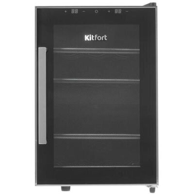 Винный шкаф Kitfort КТ-2405 черный