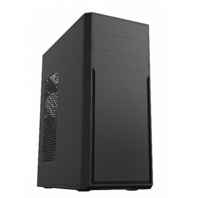 Корпус Foxline FL-302-FZ450-U32 ATX case, black, w/​PSU 450W 8cm, w/​2xUSB2.0+2xUSB3.0, w/​pwr cord, w/​o Fan