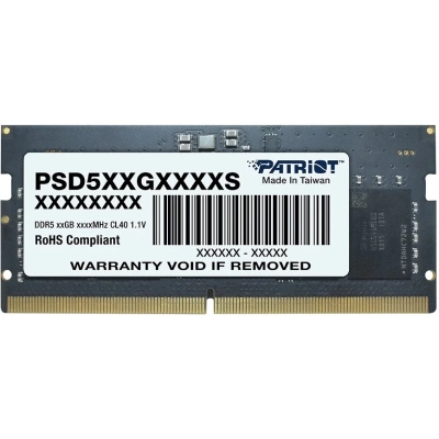 ОЗУ PATRIOT Signature Line (PSD516G520081S) SO-DIMM DDR 5 DIMM 16Gb 5200Mhz, (retail)