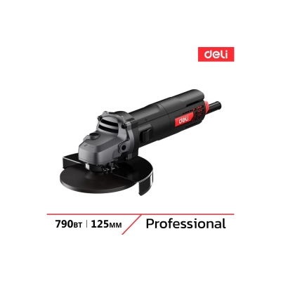 УШМ Deli DE-JM125-2E (790Вт, 125мм, 12000об/​мин, картон)