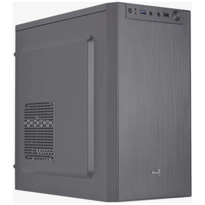Корпус FORMULA (AEROCOOL) CS-108-S-BK-V1 black MiniTower (mATX, без БП, USB2.0+USB3.0)