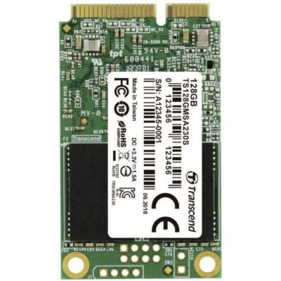 Внутренний SSD  Transcend  128GB  230S mSata (mini SATA), SATA-III, R/​W - 550/​400 MB/​s, TLC 3D NAND