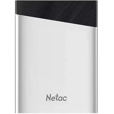 Внешний SSD  Netac 2 TB  Z6S USB-C чёрный/​серебро, USB 3.2