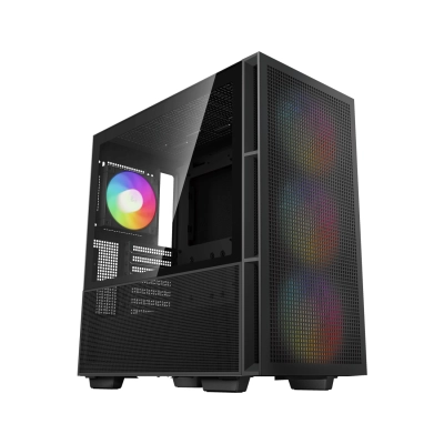 Корпус DeepCool CH560 Black (R-CH560-BKAPE4-G-1) (ATX, без БП, 2хUSB, с окном)