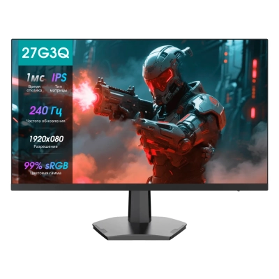 Монитор Hisense 27G3Q 27 FHD 1920x1080, 240Hz, 16:9, IPS, 1ms, 320cd, HDMI, DP