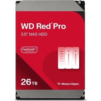 HDD WD Red Pro 26TB WD260KFGX NAS (7200rpm) 512Mb SATA-III 3.5