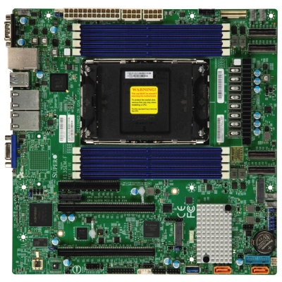 Материнская плата Supermicro MBD-X13SEM-F-B 1xLGA-4677, Intel Xeon SP gen 4, Intel C741, 8x DDR5 4800/​4400/​4000 MHz. 2x1Gbe Base-T i350+1xMgmt LAN