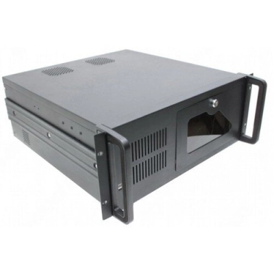 Корпус Procase B430-B-0 черный {4U глубина 450мм, внешн 3x5.25, внутр 8xHDD, MB 12x9.6,без Б/​П PS2}
