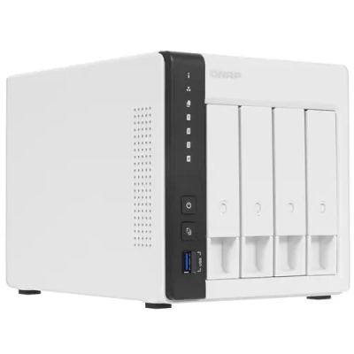 Сетевое хранилище NAS Qnap TS-433-4G 4-bay настольный Cortex-A55