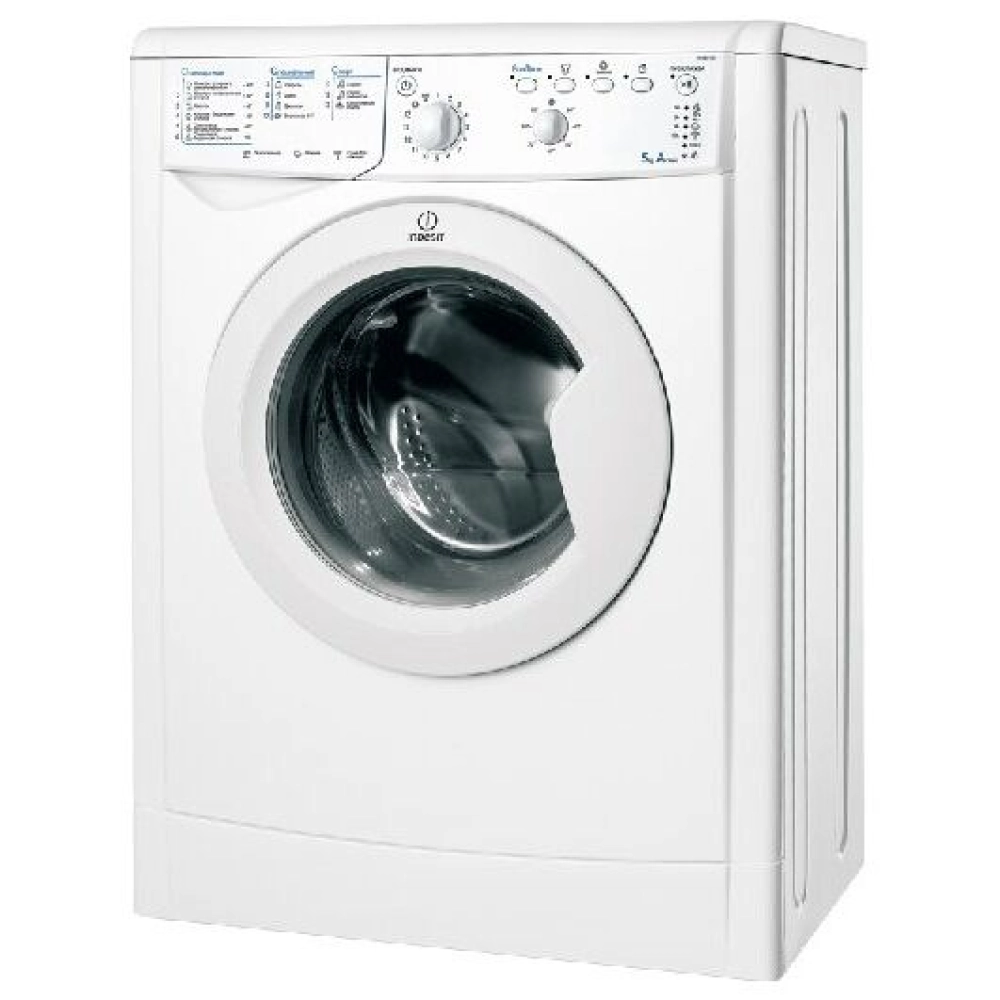 Стиральная машина Indesit IWSB 5105 белая, фронтальная, класс: A, макс. загрузка:5кг, 85х60х41.5см, 1000 об/мин, дисплей - нет купить в интернет-магазине Донецка, ДНР Стиральная машина Indesit IWSB 5105 белая, фронтальная, класс: A, макс. загрузка:5кг, 85х60х41.5см, 1000 об/мин, дисплей - нет