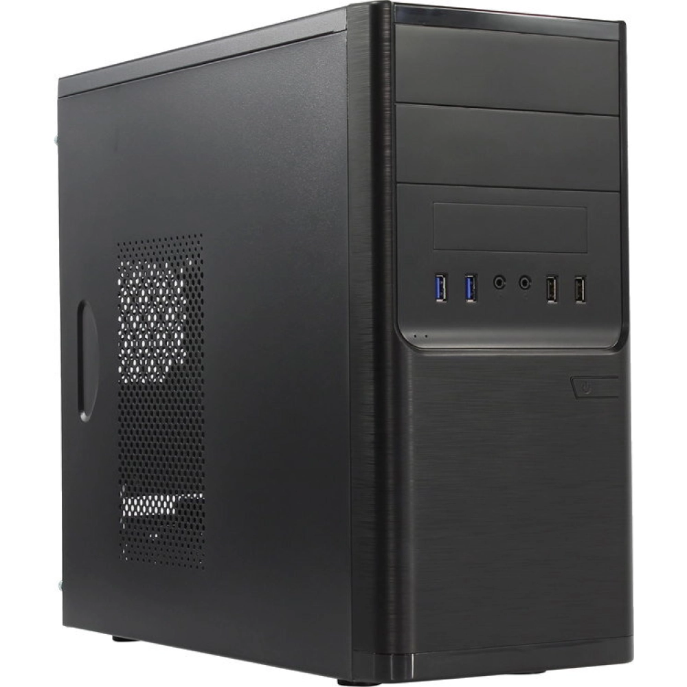 Корпус POWERMAN ES701BK (6120258) USB 3.0 Mini Tower, mATX, 450W PM-450ATX, USB 3.0x2, USBx2 + Audio, черный купить в интернет-магазине Донецка, ДНР Корпус POWERMAN ES701BK (6120258) USB 3.0 Mini Tower, mATX, 450W PM-450ATX, USB 3.0x2, USBx2 + Audio, черный