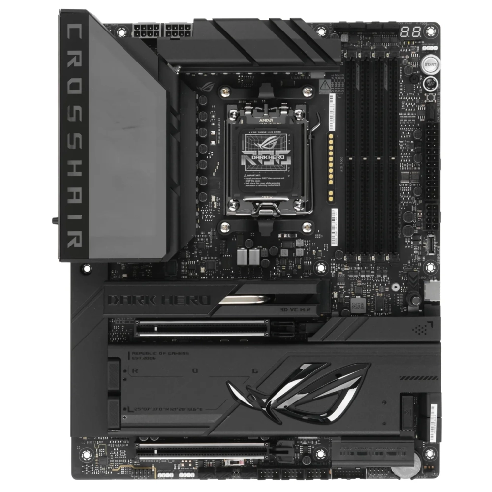 Материнская плата ASUS Rog Crosshair X870E Dark Hero, Socket AM5, AMD X870E, ATX, Ret