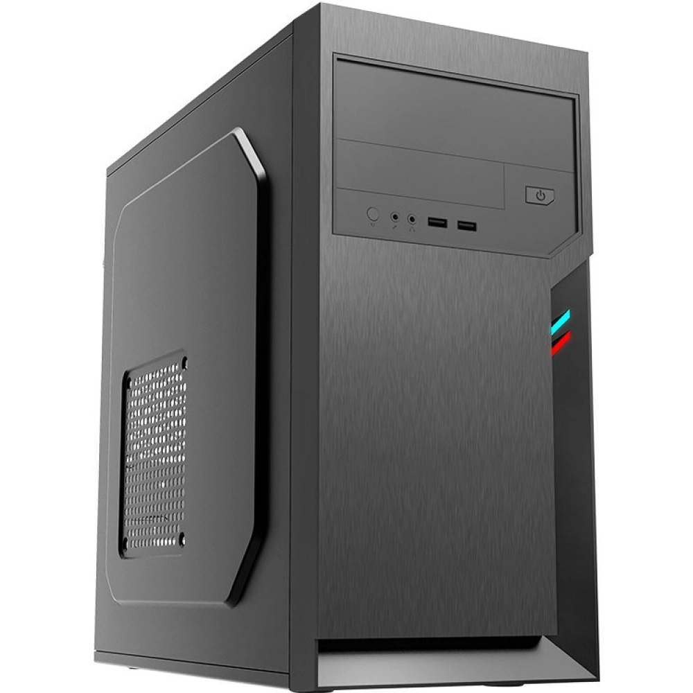 Корпус FL-702-FZ450, mATX, БП 450W, 1x5.25EXT, 1x3.5EXT, 2x3.5INT, 2xUSB2.0, HDA, w/​o FAN, w/​1.2m EU pwr cord