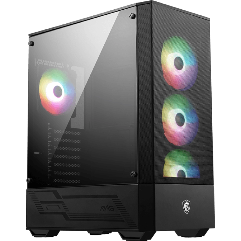 Корпус MSI Mag Forge 112R (949679) 2xUSB 3.0, 4x120mm ARGB Fan, ARGB Control Board, Tempered Glass Window, Brown Box