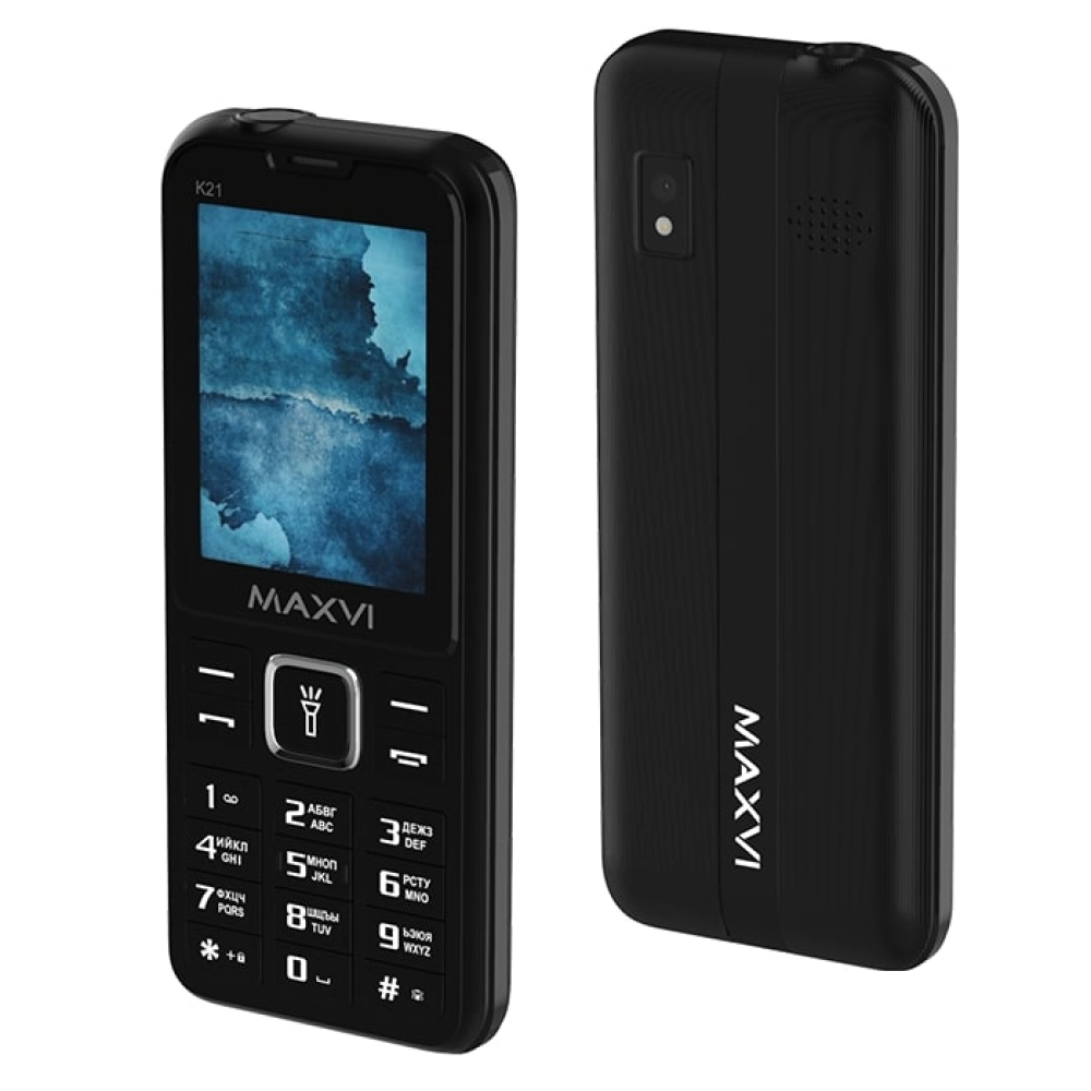 Мобильный телефон Maxvi K21 черный купить в интернет-магазине Донецка, ДНР Мобильный телефон Maxvi K21 черный