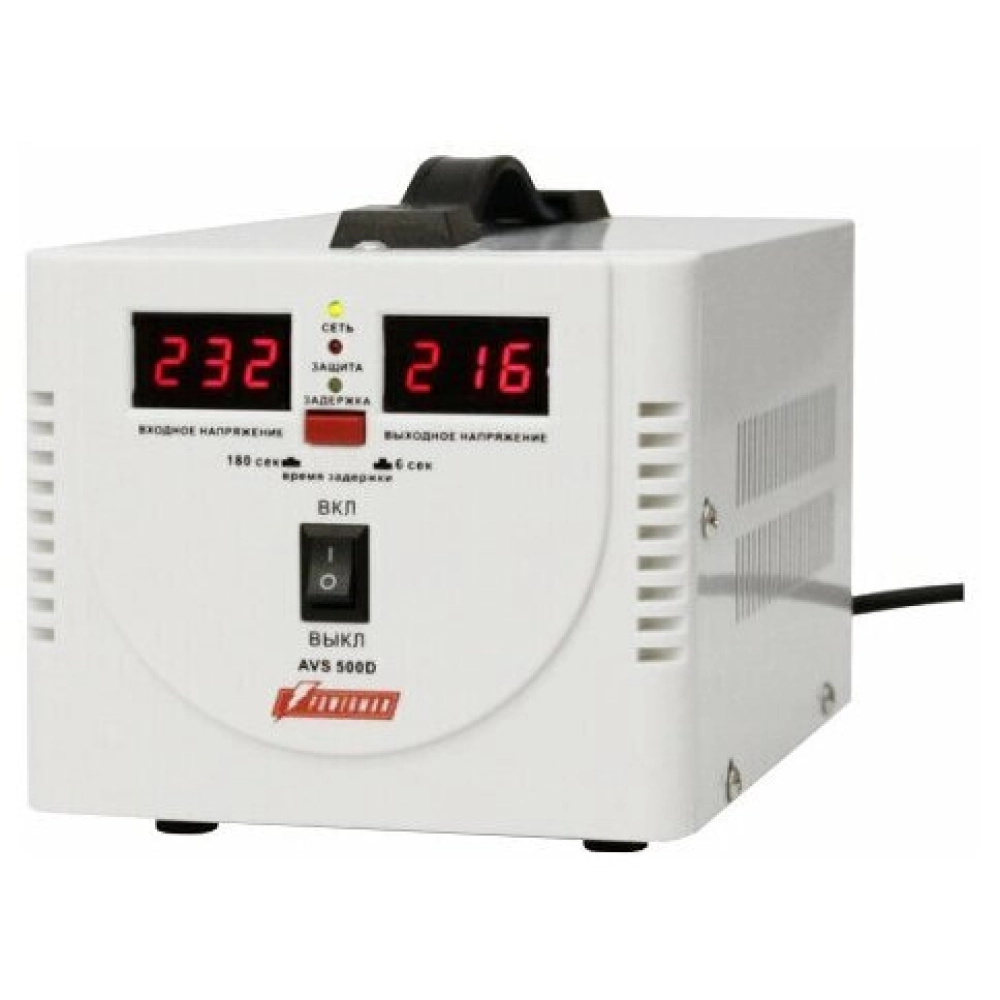 Стабилизатор POWERMAN AVS 500D купить в интернет-магазине Донецка, ДНР Стабилизатор POWERMAN AVS 500D