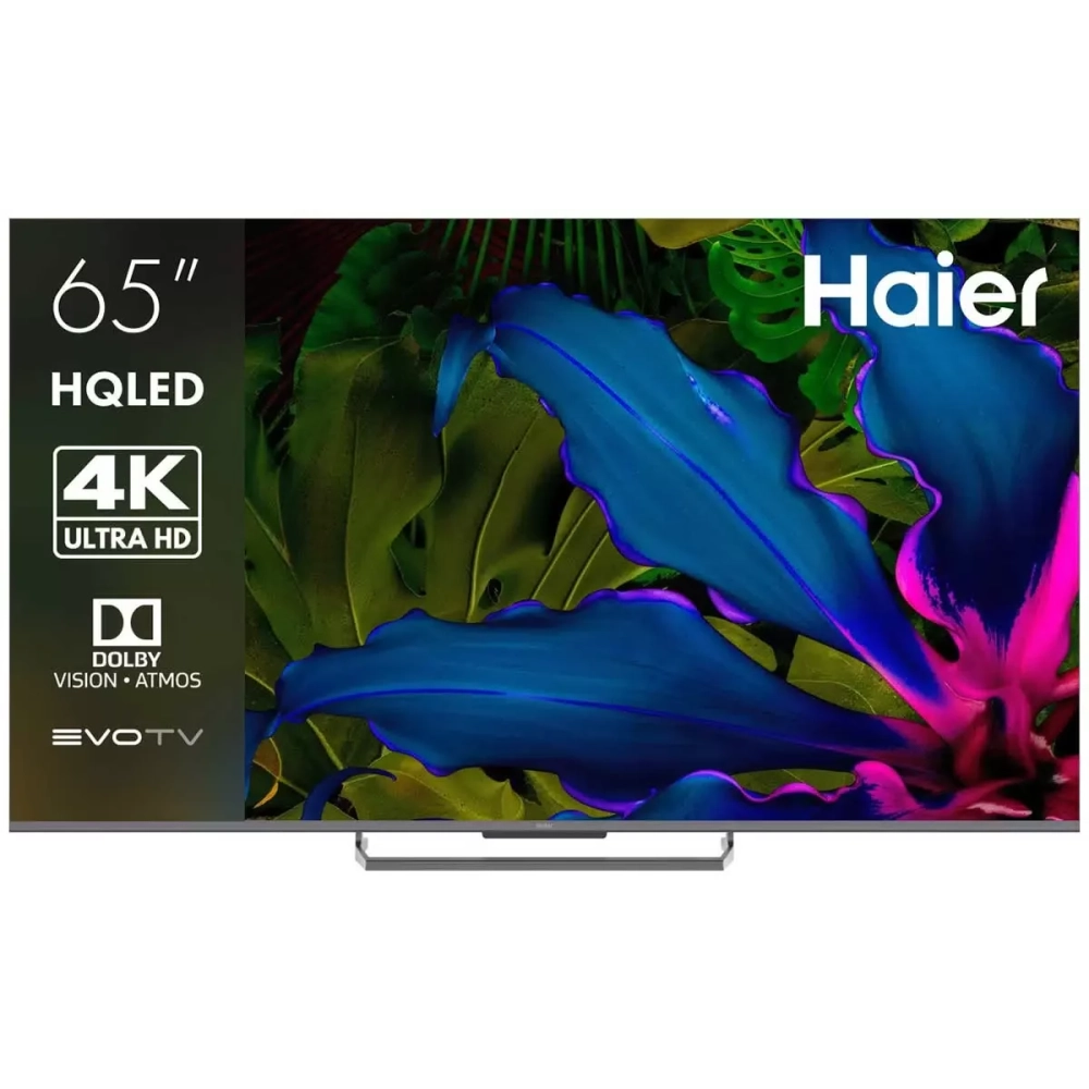 Телевизор 65" Haier 65 Smart TV S6 QLED 3840x2160, 4K Ultra HD, 120 Гц, Wi-Fi, Smart TV, Android TV