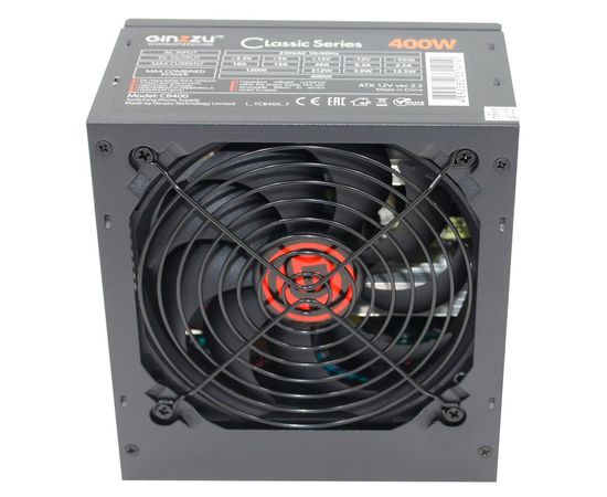  Блок питания Ginzzu CB550 12CM black,24+4p,PCI-E(6+2), 4*SATA,3*IDE 