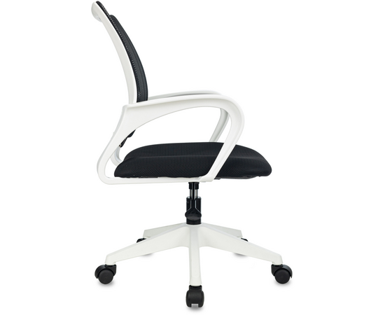  Кресло Бюрократ CH W 696 Black черный TW-01 TW-11 сетка/ткань крестов. пластик пластик белый 