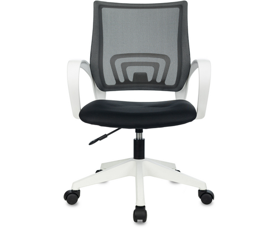  Кресло Бюрократ CH W 696 Black черный TW-01 TW-11 сетка/ткань крестов. пластик пластик белый 