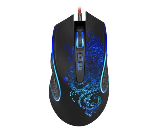  Мышь оптическая игровая с подсветкой Defender Venom GM-640 (black) (220430) 