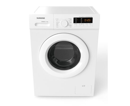  Стиральная машина SunWind SWME703 кл.:A++ фронт. макс.:7кг белый 
