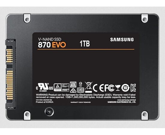  SSD Samsung 870 EVO Series MZ-77E1T0B/EU 1Tb 