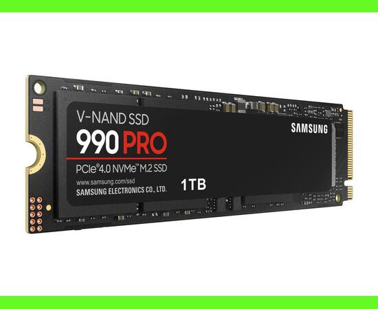  SSD Samsung 990 PRO MZ-V9P1T0BW 1TB, M.2(22x80mm), NVMe 2.0, PCIe 4.0 x4, V-NAND TLC, R/W 7450/6900MB/s 