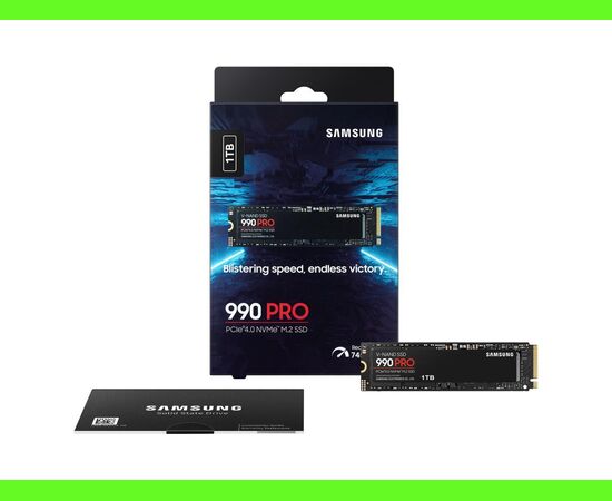  SSD Samsung 990 PRO MZ-V9P1T0BW 1TB, M.2(22x80mm), NVMe 2.0, PCIe 4.0 x4, V-NAND TLC, R/W 7450/6900MB/s 