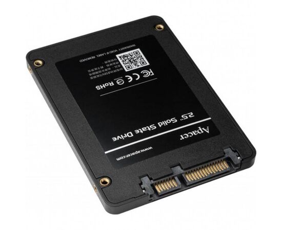  SSD Apacer Panther AS340X (AP960GAS340XC-1), 960 ГБ, 2.5" SATA III, чтение: 550 МБ/с, запись: 510 МБ/с, 3D V-NAND 