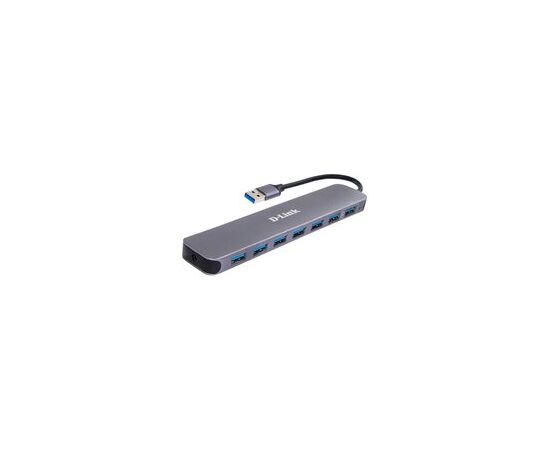  Разветвитель USB-C Digma HUB-7U3.0-UC-G 7порт. серый 
