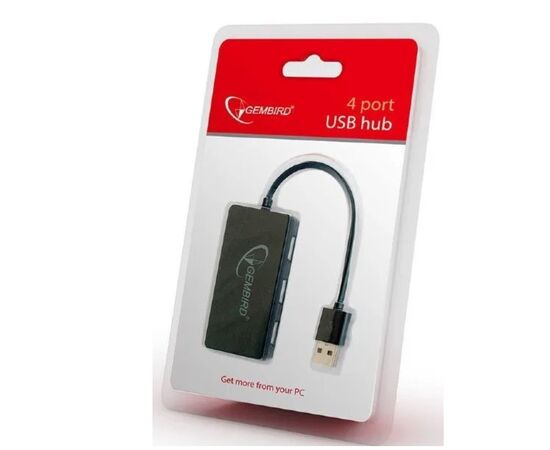  USB-концентратор Gembird UHB-U2P4-03 USB 2.0 4 порта, блистер 