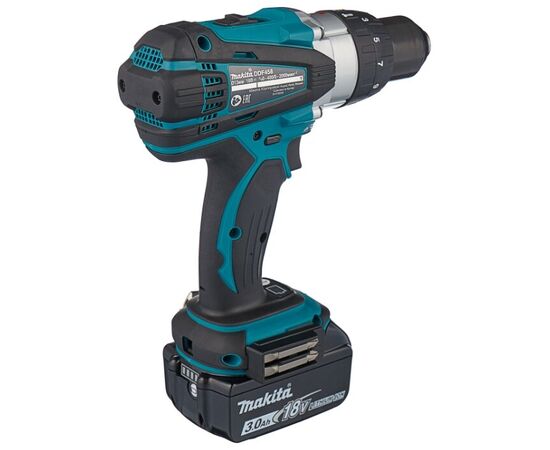  Дрель-шуруповерт Makita DDF458RFE (кейс в комплекте) 