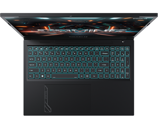  Ноутбук Gigabyte G6 (MF-52KZ853SD) Core i5 13500H 16Gb SSD512Gb NVIDIA GeForce RTX4050 6Gb 16" IPS FHD+ (1920x1200) Free DOS black WiFi BT Cam 