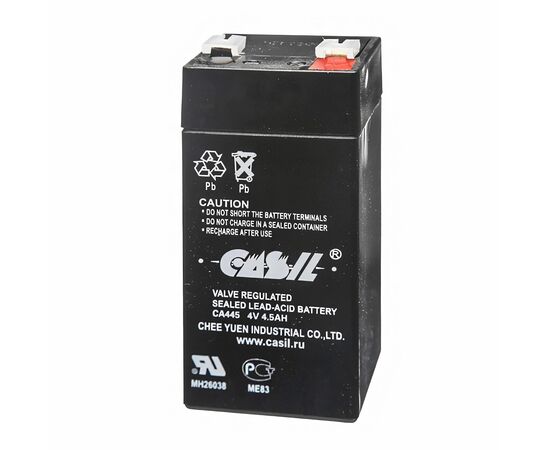  Аккумулятор CASIL CA445  (4V / 4.5Ah) 