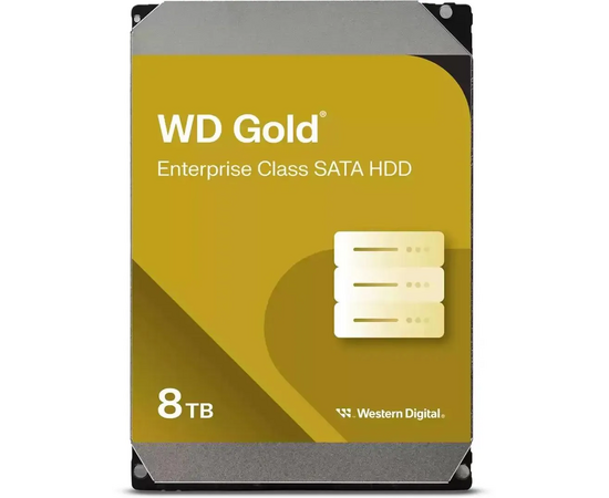  HDD WD Gold WD8005FRYZ, 8ТБ, SATA III, 3.5" 
