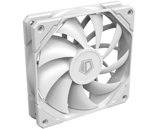 Вентилятор ID-COOLING TF-12025-Pro White 120x120x25мм (PWM, резиновые углы, белый, 500-1800об/мин) Box 