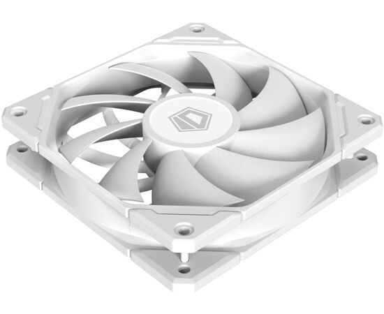  Вентилятор ID-COOLING TF-12025-Pro White 120x120x25мм (PWM, резиновые углы, белый, 500-1800об/мин) Box 