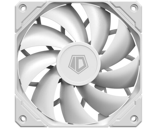  Вентилятор ID-COOLING TF-12025-Pro White 120x120x25мм (PWM, резиновые углы, белый, 500-1800об/мин) Box 