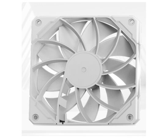  Вентилятор ID-COOLING TF-12025-Pro White 120x120x25мм (PWM, резиновые углы, белый, 500-1800об/мин) Box 