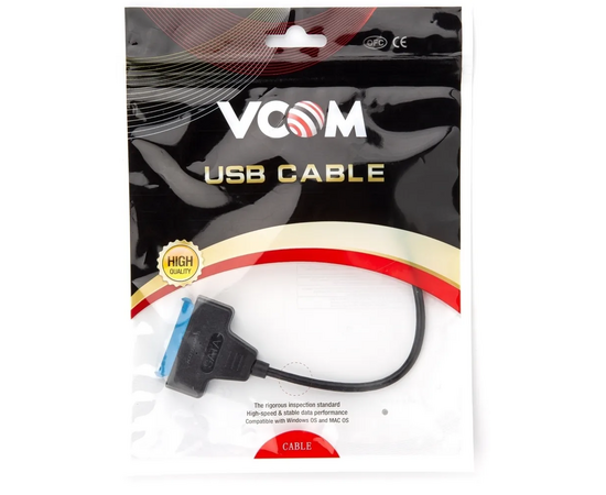  Кабель-адаптер Vcom CU815 USB3.0 ---SATA III 2.5" 