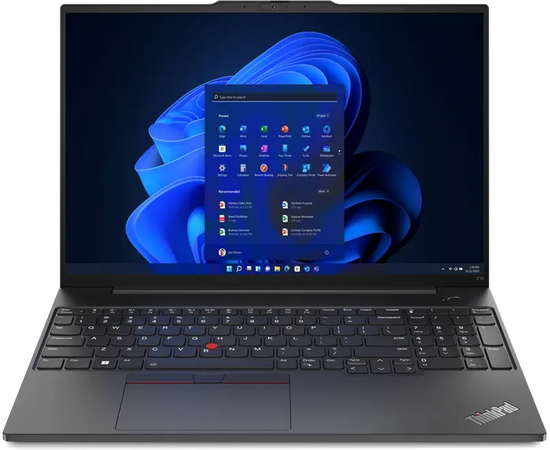  Ноутбук Lenovo ThinkPad E16 Gen 1 (21JN009WRT) 16" WUXGA IPS 300N/i7-1355U/16GB/SSD512GB/Intel Iris Xe/Fingerprint/Backlit/Win11Pro/Graphite Black 