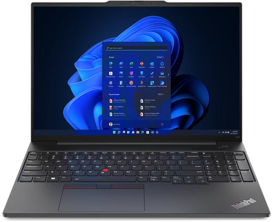  Ноутбук Lenovo Thinkpad E16 G1 (21JN009NRT) Core i7- 1355U/16Gb/SSD512Gb/16.0"/IPS/WUXGA/noOS/black 
