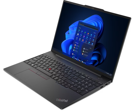  Ноутбук Lenovo Thinkpad E16 G1 (21JN009NRT) Core i7- 1355U/16Gb/SSD512Gb/16.0"/IPS/WUXGA/noOS/black 