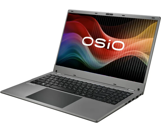  Ноутбук OSIO FocusLine B150i-005s (B150I-005S) 15.6", IPS, Intel N-series N100 0.8ГГц, 4-ядерный, 8ГБ 512ГБ SSD, Intel UHD Graphics, без ОС 